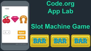 App Lab (Code.org) 🎰 Slot Machine Game Tutorial 🎰