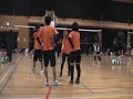 第1回早良区・春日原南合同親善ビーチボール大会（予選ナイトクラブ飯倉vsスリップストリームa）