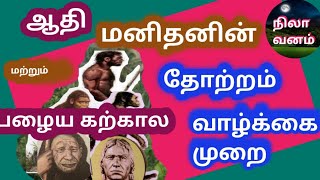 ஆதி மனிதன் மற்றும் பழைய கற்கால மனிதனின் தோற்றம் மற்றும் வாழ்க்கை முறை