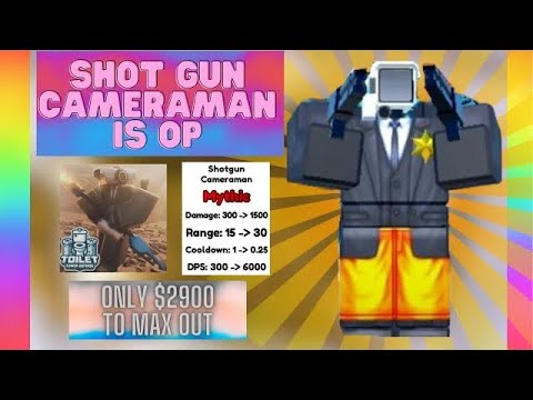 The New Shotgun Cameraman Is The BEST Starter Unit In Toilet Tower ...