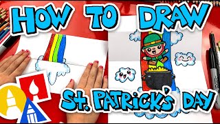 How To Draw St Patricks Day Folding Surprise + Challenge Time