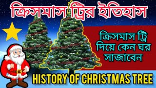 ক্রিসমাস ট্রির ইতিহাস।ক্রিসমাস ট্রি দিয়ে কেনো ঘর সাজাবেন জানুন। HISTORY OF CHRISTMAS TREE.