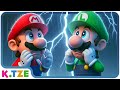 They Are Afraid Of Thunderstorms ⚡️😱 Super Mario Odyssey Story