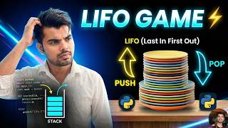 Stack Data Structure in Python 🔥 | Introduction to Stack (LIFO) + Easy Explanation 🚀