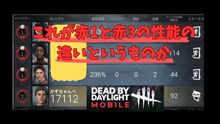 【DbDモバイル】赤2への道！これが赤1と赤3の性能の違いなのかな？ #212