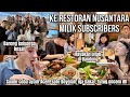 DITRAKTIR SUBSCRIBERS PEMILIK RESTO NUSANTARA! SUAMI COBA PULUHAN MAKANAN