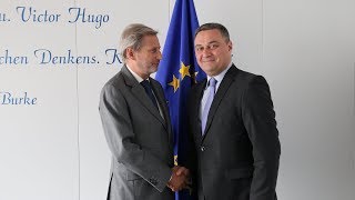 ვიქტორ დოლიძის შეხვედრები ბრიუსელში