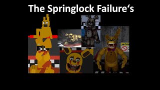 [Gore Warning] Every Springlock Failure (Fnaf Compilation)