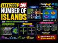 LeetCode 200 - Number of Islands | EasyAlgoAI