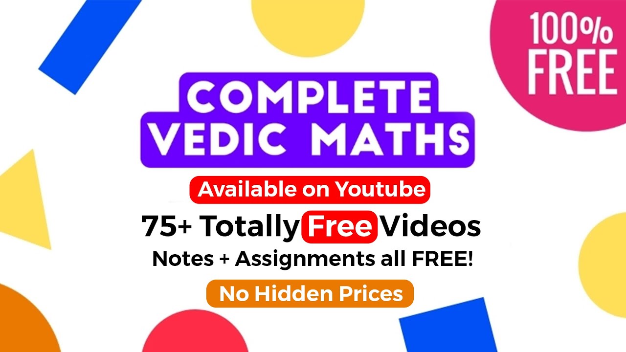 25 Free Vedic Math Courses Classes Learn Vedic Math Online 2026