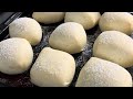 簡単切りっぱなし！アレを使ってふわふわ「白いディナーロール」こねないパン おうちパン make a dinner roll without kneading