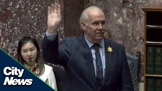 B.C. Premier John Horgan apologizes for profanity in legislature