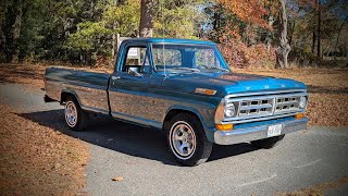 $21,495~1971 Ford F100 Pickup For Sale~390~Auto~2wd~Power Brakes \u0026 Steering~Runs Fantastic!