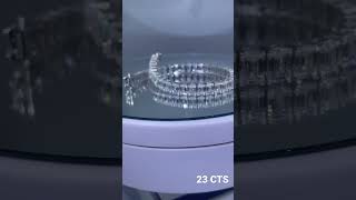 Making A Stunning Emerald cut tennis bracelet with 23 CARATS of Diamonds