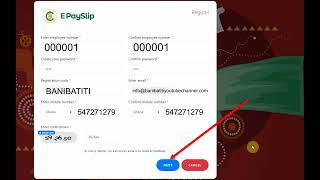 PAYSLIP REGISTRATION (E-Payslip , GOG Payslip)