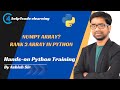#24 Numpy array | Rank 2 array in python | #numpy #numpytutorial #pythoninterviewquestionsandanswers