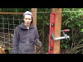 diy tutorial on how to make a hog wire or utility panel fence using a dado.