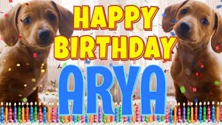 Happy Birthday Arya! ( Funny Talking Dogs ) What Is Free On My Birthday