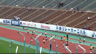 20120421_兵庫リレーカーニバル_中学男子4×100mR予選(2)