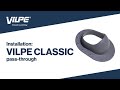 Installation of VILPE® Classic Pass-Through Set on a Felt Roof