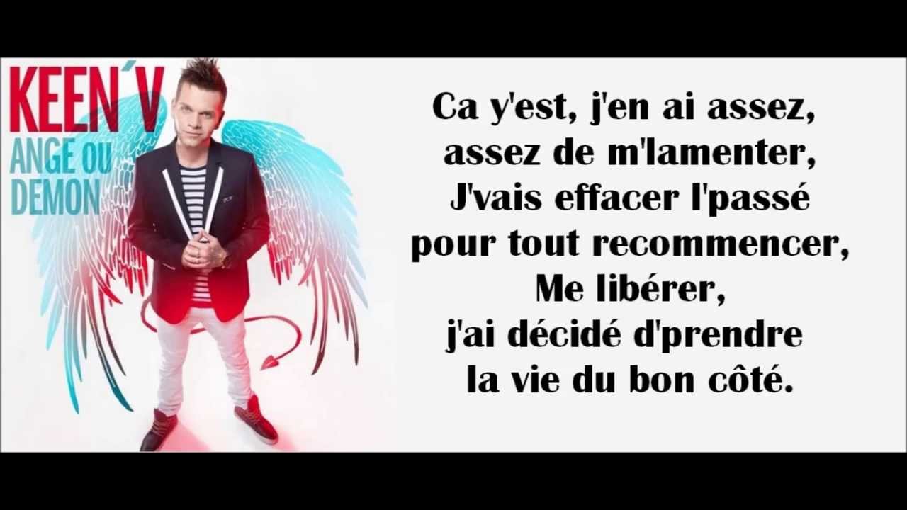 La Vie Du Bon Côté - Keen'v (Lyrics) - YouTube