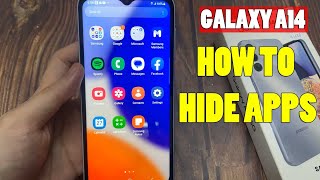 Samsung Galaxy A14: How to hide apps on Samsung phones