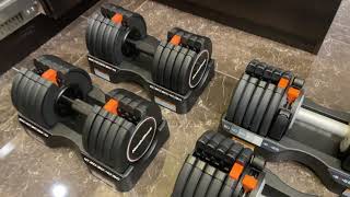 NordicTrack Select-a-Weight Adjustable Dumbbells Overview and Comparison Bowflex 552