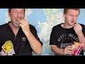 americans try walkers smokey bacon from the uk and cadbury pinky from australia for the first time