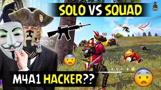 MY BEST M4A1 HACKER LEVEL🔥SOLO VS SQUAD GAMEPLAY | GARENA FREE FIRE