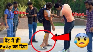 Potty 💩 prank on Khushi // sumit cool dubey