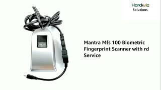 Mantra L0 MFS100 Biometric Fingerprint Scanner Grey