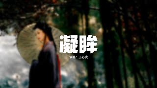 王心凌 - 凝眸（《永夜星河》影視劇片尾曲）『今生吻過你眉目 是我的救贖 別哭，握過你手心紋路 風雪不冷酷。』【動態歌詞MV】