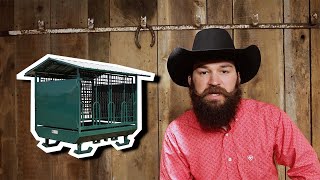 A Large Bale Slow Hay Feeder for Horses