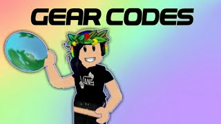 Admin Gear Codes For Roblox Ids