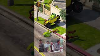 HULK AND HIS BROTHER GAVE GIFT TO MICHAEL AND AVENGERS 😂 || GTA5 #shorts #gta5