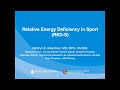 IPS 2020 - Kate Ackerman, MD, MPH - Relative Energy Deficiency in Sport (RED-S)