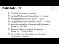 what are the parliaments of different countries called