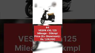 Top 5 Best Mileage Scooters In India ||2024 🔥#top10 #scooty #activa #trending