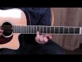 Acoustic Blues Rock Solos - Guitar Lesson - How to Solo - Concepts for minor