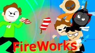 Fireworks (Minecraft Manhunt animation) (Dream Team)