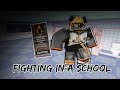 『I Became a CRASHOUT in Roblox Fight In A School』