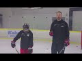 2 pucks 2 passes warm up drill for hockey