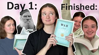 Forcing myself to finish War and Peace - Can I do it in a week?!