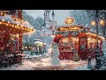 winter coffee jazz ❄️ cozy cafe atmosphere with snowfall ☃️ perfect for a relaxing winter