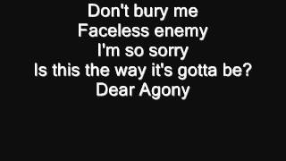 Breaking Benjamin - Dear Agony Lyrics