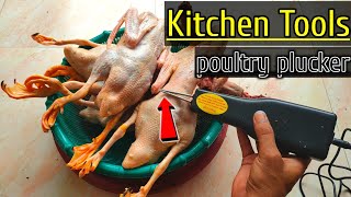 Electric poultry plucker machine review.