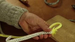 Rigging – Making a spliced eye on double-braided polyester