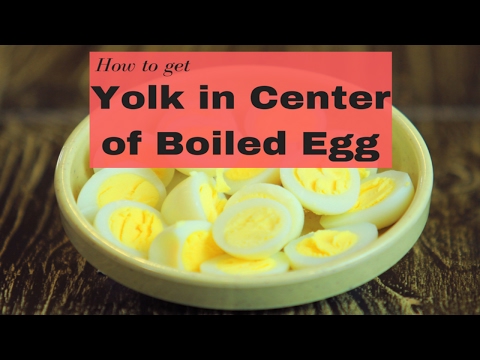How to keep yolk in center of boiled egg | Kitchen hacks | Yummy+ How to keep yolk in center of boiled egg | Kitchen hacks | Yummy+