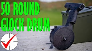 Glock 50 Round Drum Magazine Dump