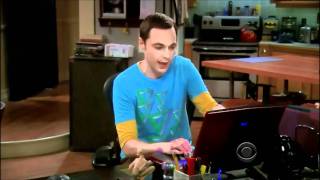 The Big Bang Theory S04E18 - All Magical Cards Scenes - All in One